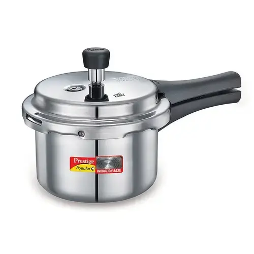 Thumbnail: 10210-PRESTIGE ALUMINIUM POPULAR PLUS PRESSURE COOKER-12LTR