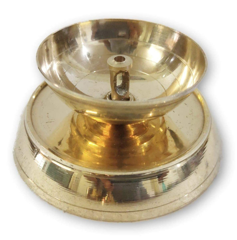 Thumbnail: Akhand Brass Diya for puja | Big Size with Cover