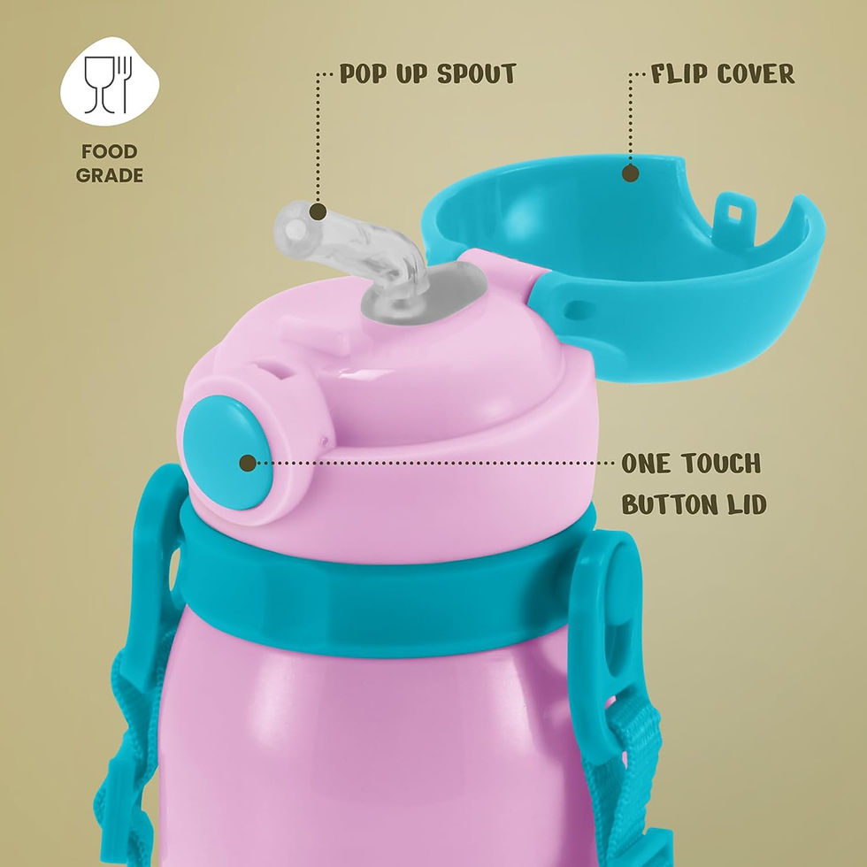 Thumbnail: Milton Thermosteel Companion 450 Insulated Inner Stainless Steel Water Bottle