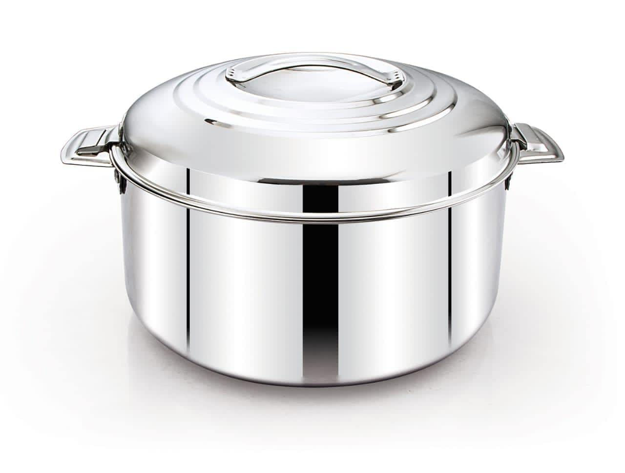 Praylady Stainless Steel Insulated Regular Hot Pot, Casserole 2500 ML