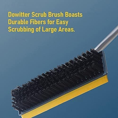 Thumbnail: Bathroom Cleaning Brush with Wiper 2 in 1Tiles Cleaning Brush