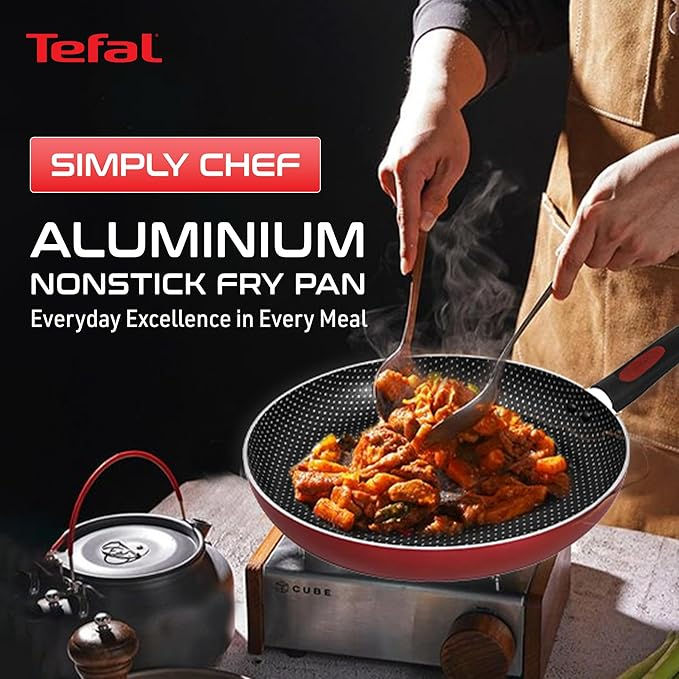 Thumbnail: B1560684-TEFAL NON STICK FRYPAN-SIMPLY CHEF-28CM
