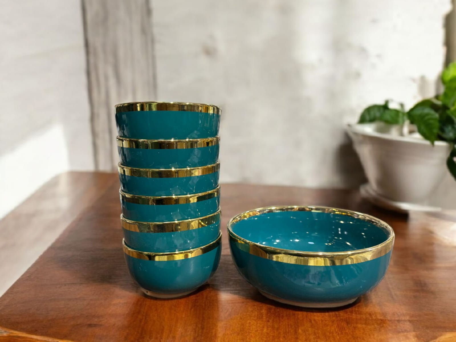 CERAMIC PUDDING SET-7PC