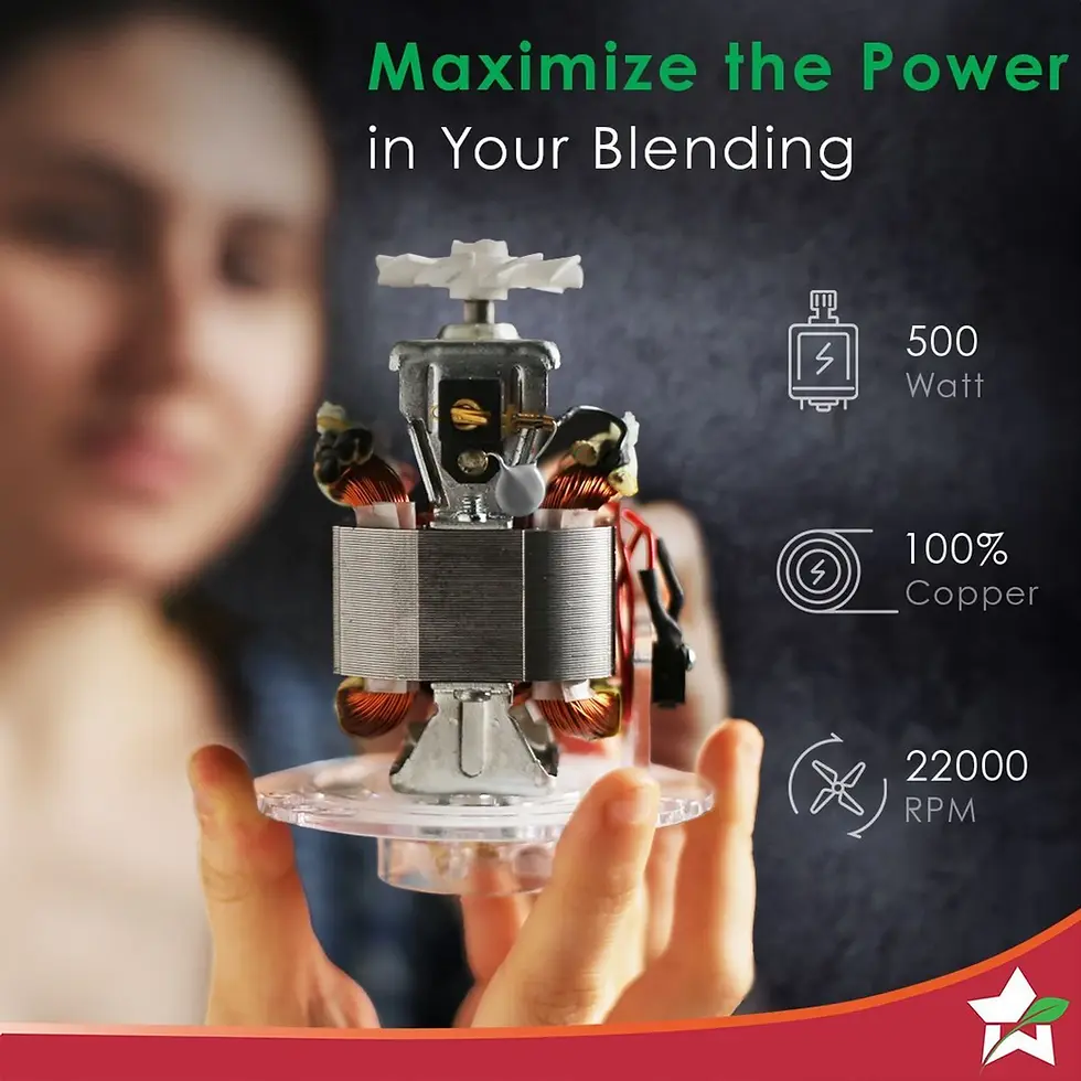 Thumbnail: WONDERCHEF Nutri-blend NEO 500W Juicer Mixer Grinder (Nutri-blend | 2 Jars
