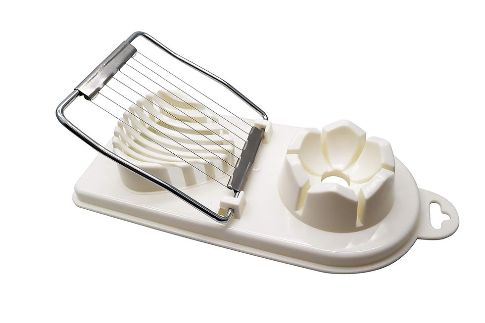Thumbnail: Egg Slicer, 2 In 1 Chopper with Stainless Steel Cutting Wires for Sandwiches