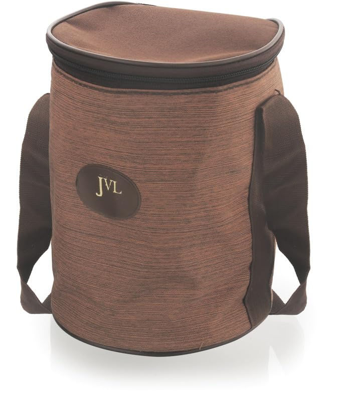 JVL Leak-Proof Stainless Steel Double Decker Lunch Box