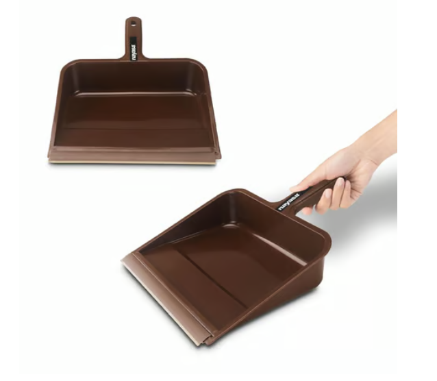 Thumbnail: Nayasa Broom Mate Small Dustpan (Plastic, Brown)