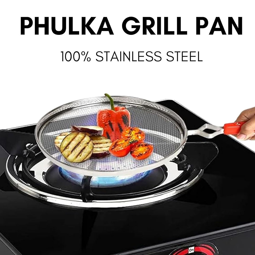 Thumbnail: Stainless Steel Fulka Grill for Gas Stove | Phulka Roti Grill Jali-7