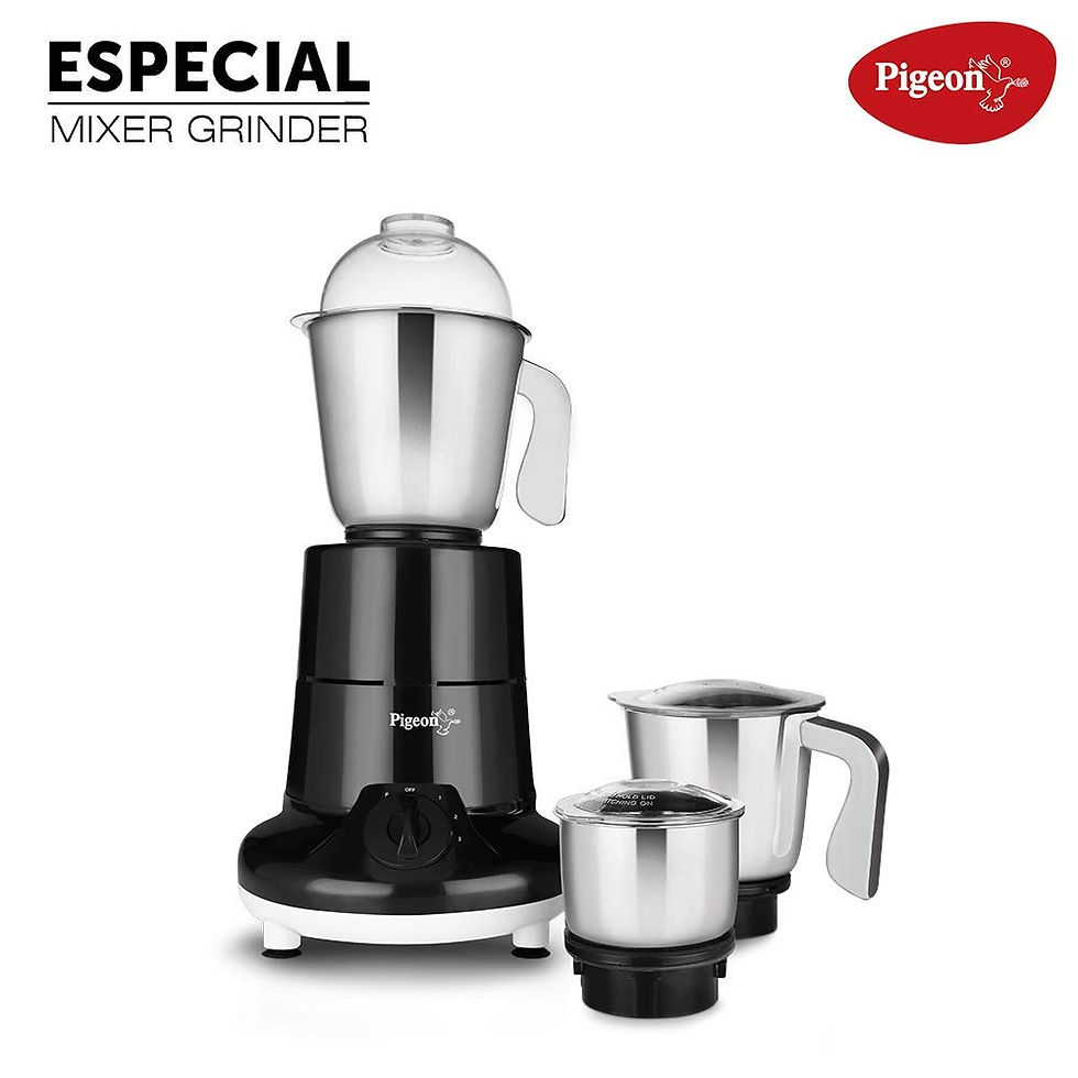 Pigeon 14075-A 750W Mixer Grinder Especial, Grey