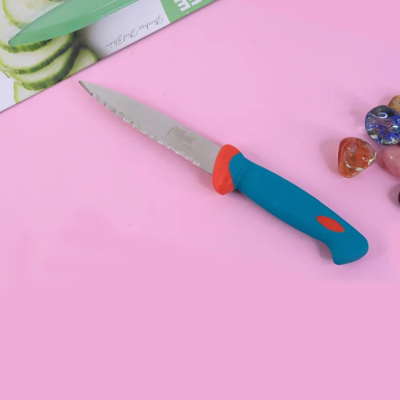 Thumbnail: SUPERMOM Knife for Kitchen Use - Multipurpose Stainless Steel Knife with Sharp