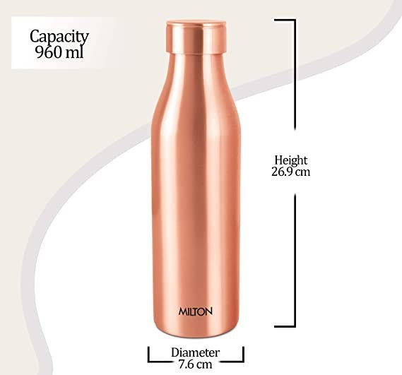 Thumbnail: MILTON PURE COPPER WATER BOTTLE-1000ML