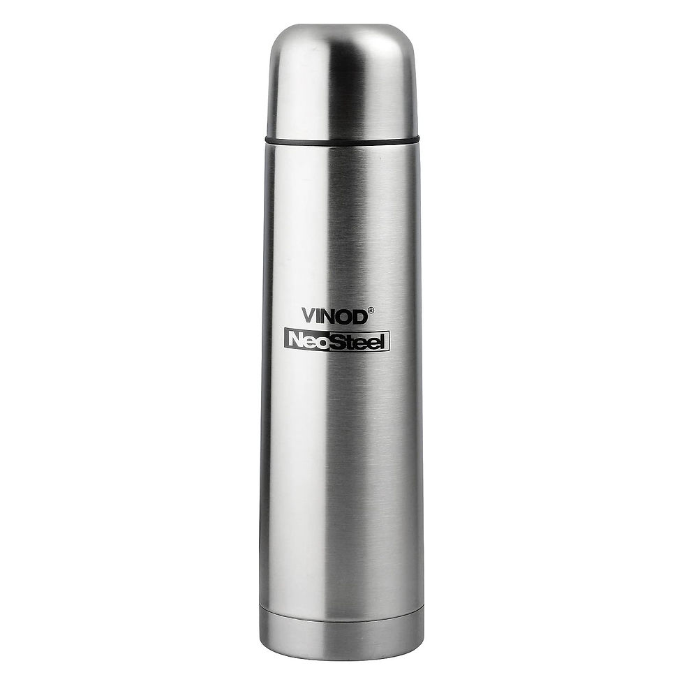 Vinod Bullet Stainless Steel Thermos, 750ml, Silver