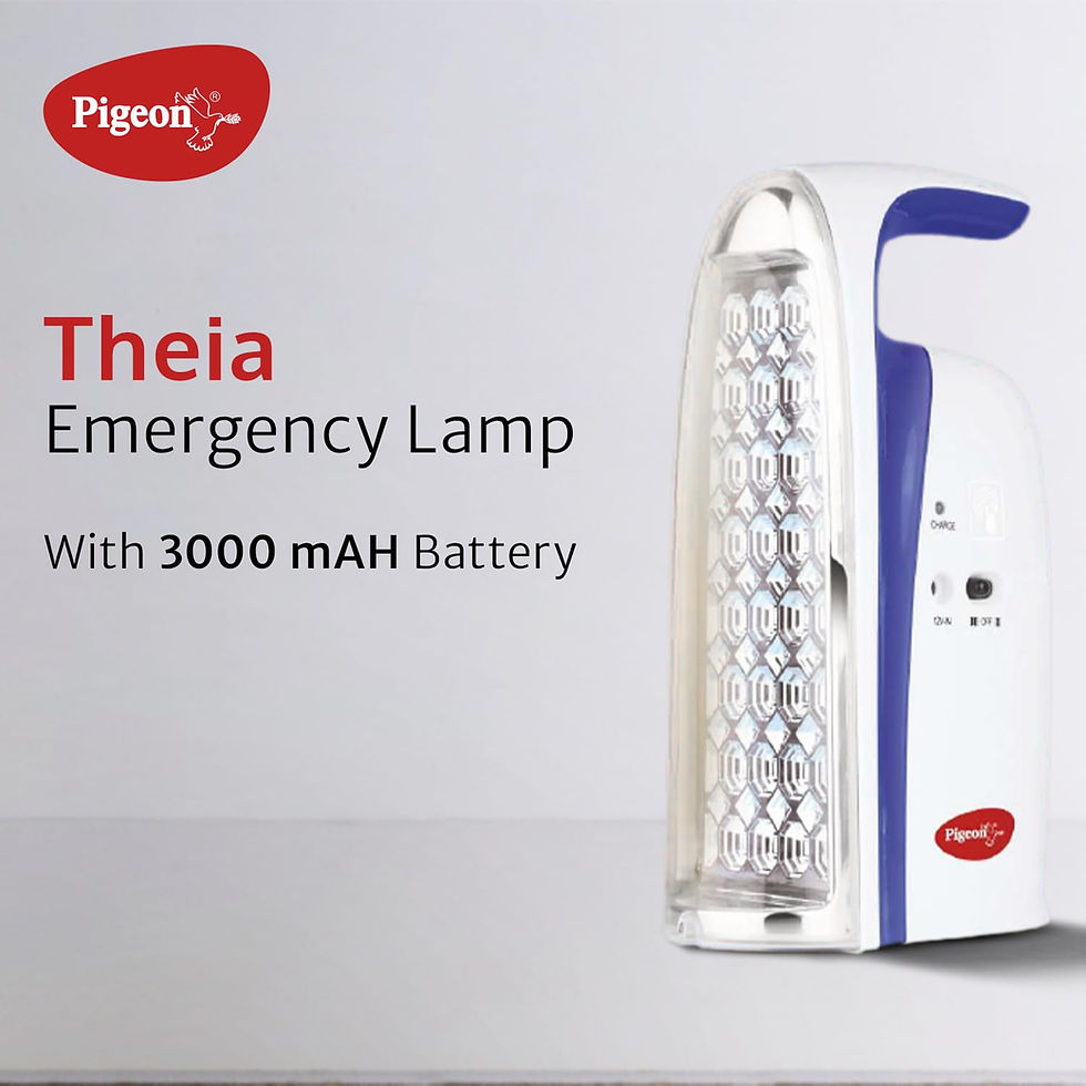 Thumbnail: Pigeon by Stovekraft Theia Led Emergency Rechargeable Lamp