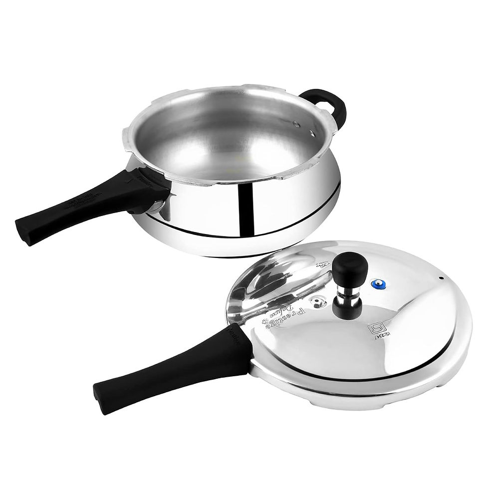 Thumbnail: 10794-PRESTIGE DELUXE PLUS ALUMINIUM POLISHED HANDI-5LTR