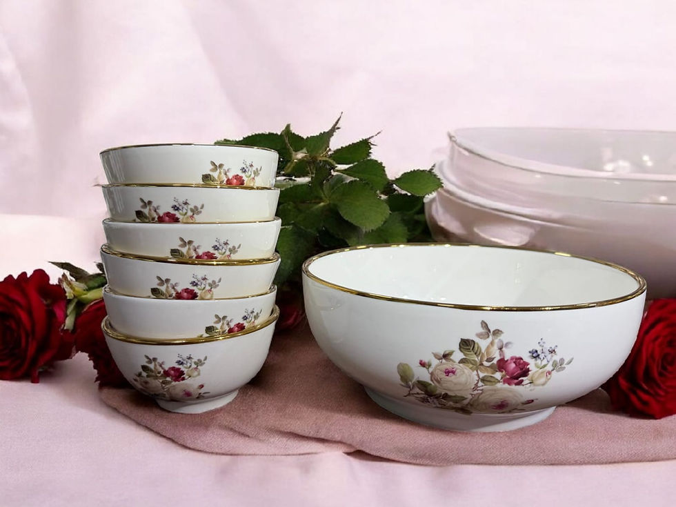 CERAMIC PUDDING SET-7PC