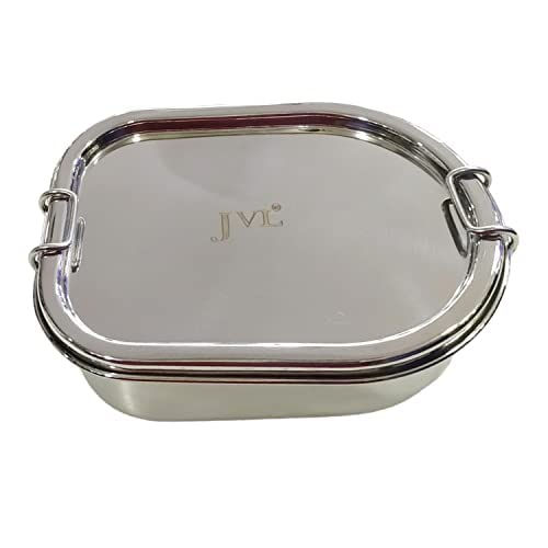 Thumbnail: JVL Stainless Steel Leakproof Lunch Box for Kids , Single Layer Tiffin Box