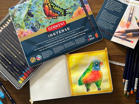 Derwent Inktense Watercolour Pencils