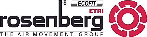 Rosenberg group main logo reading Rosenberg The Air Movement Group