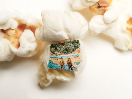 ARTE EN PALOMITAS, ¡SÍ, EN PALOMITAS!