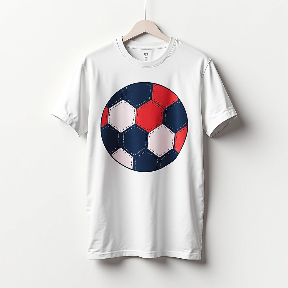 Abstract Football Pattern