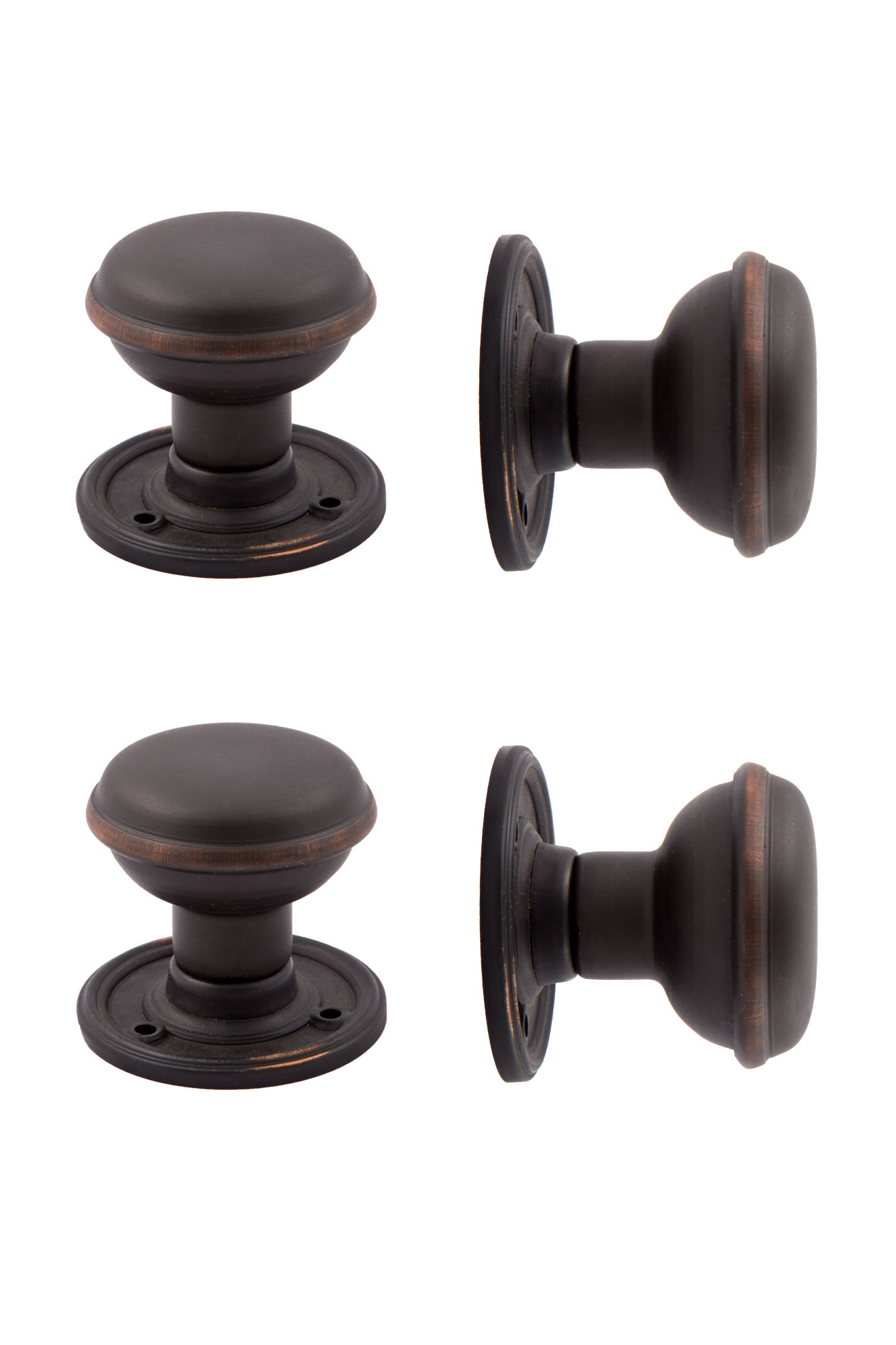 Small New York Doorknob & Rosette Set