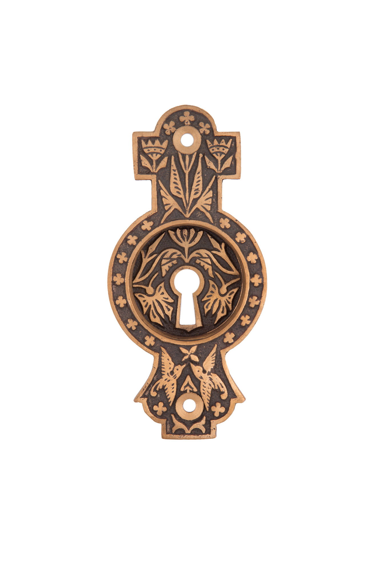 Butterfly Keyed Pocket Door Handles