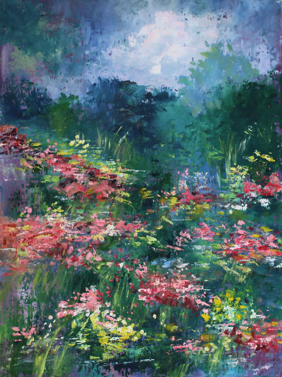 AK1571 Spring's Vivid Symphony | Oil Painting
