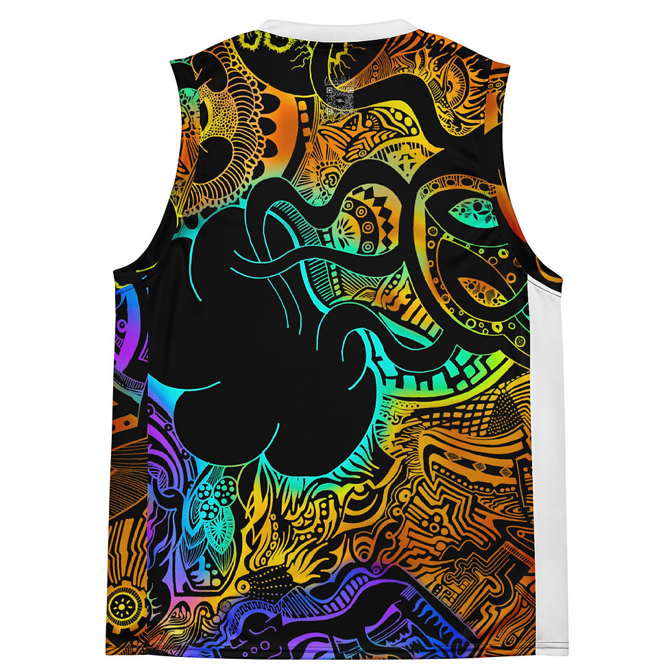 Thumbnail: BB in Color Test Recycled unisex basketball jersey
