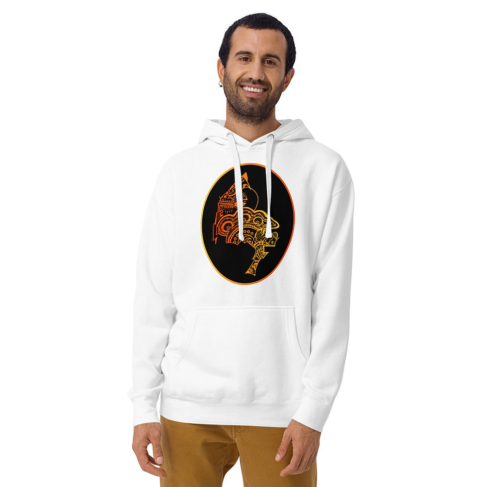 Thumbnail: 3 Eyed Knight Unisex Hoodie