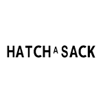 HatchASack Logo Spelling out HatchASack