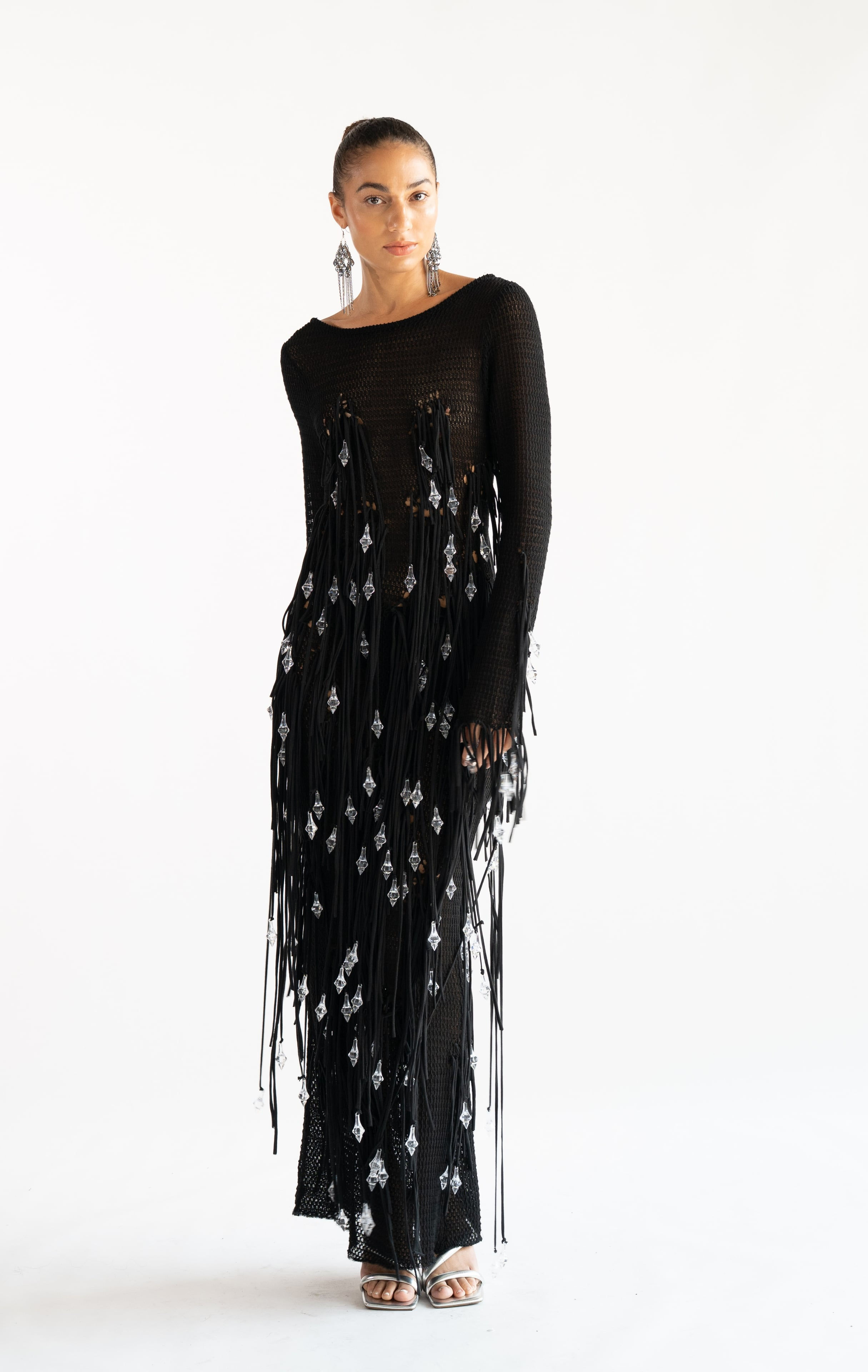 Black Widow Cocoon Dress