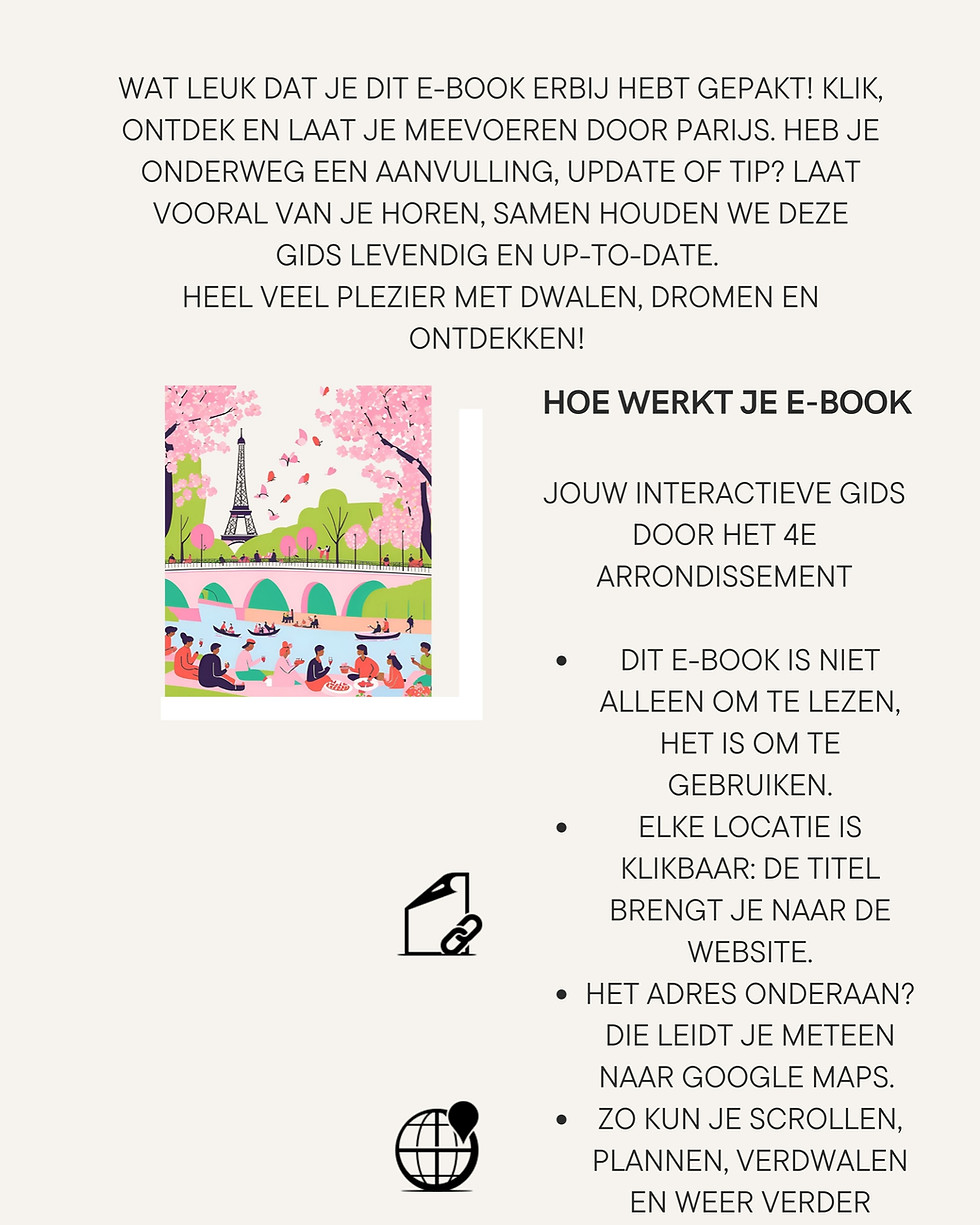 Thumbnail: BINNENKORT ONLINE E-BOOK 4e ARRONDISSEMENT PARIS (NL)