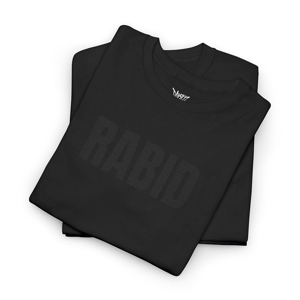 Thumbnail: RABID Black out Tee