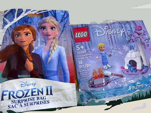 Pochette Reine des Neiges avec Lego | La Fée Léonie