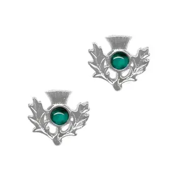 Thumbnail: Birthstone Thistle Earrings
