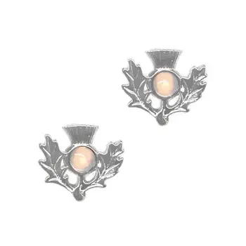 Thumbnail: Birthstone Thistle Earrings