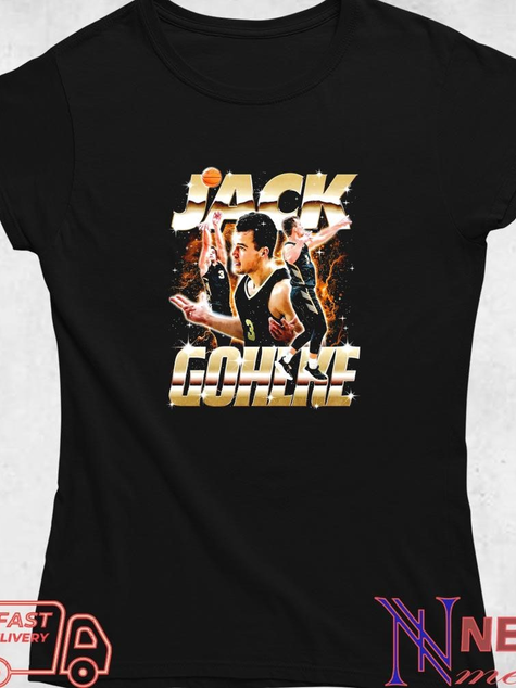 Top Jack Gohlke Oakland Golden Grizzlies shot shirt