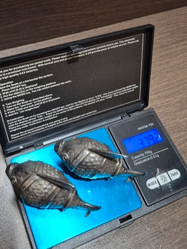 Miniature : Salière Poivrière Poisson Argent Massif XIXeme