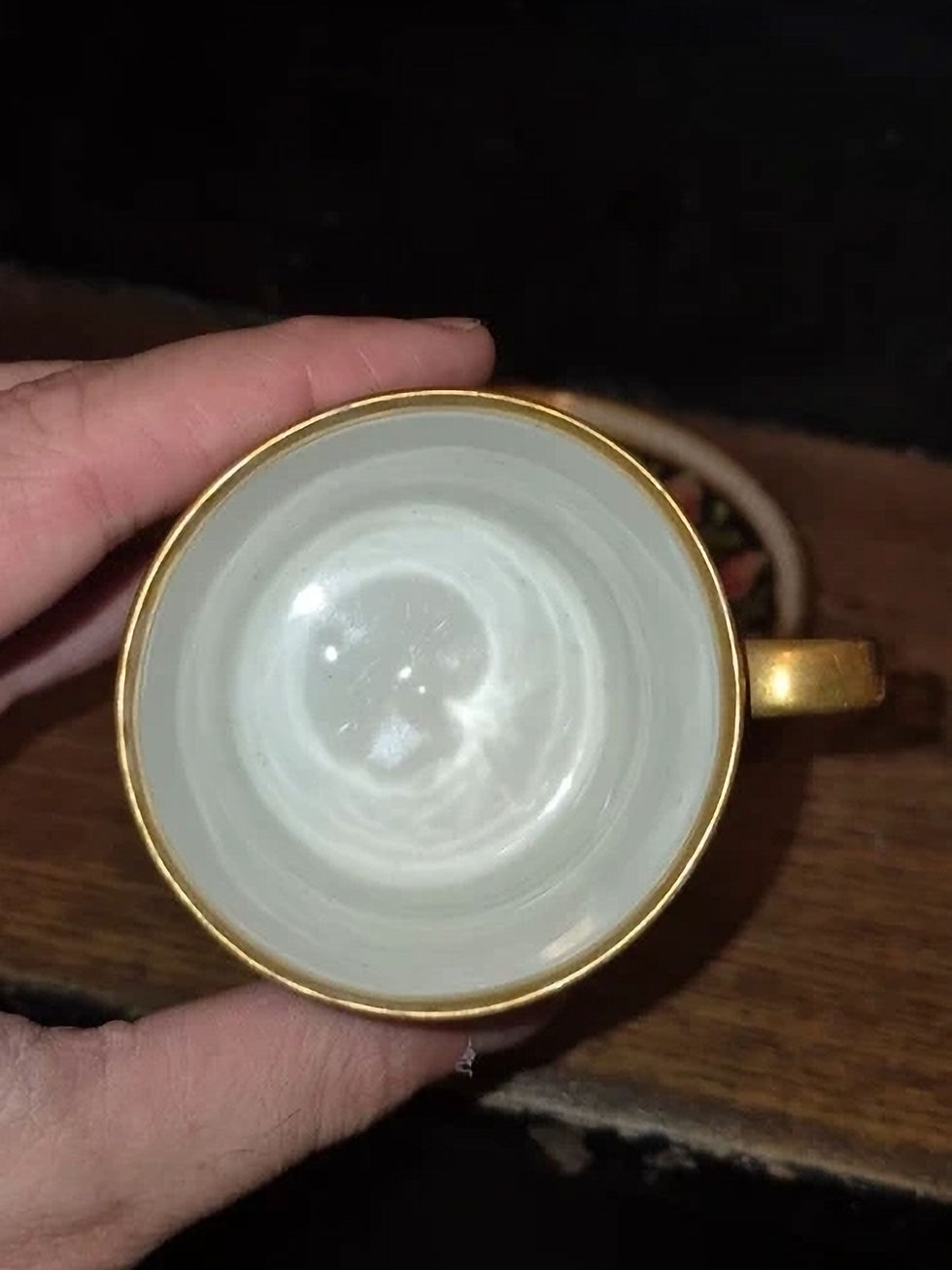 Thumbnail: Tasse et Soucoupe Porcelaine Paris Nast XVIIIeme