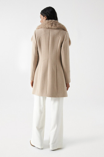 Salsa Jeans Beige Salsa Manteau Femme Manteau Grace Avec