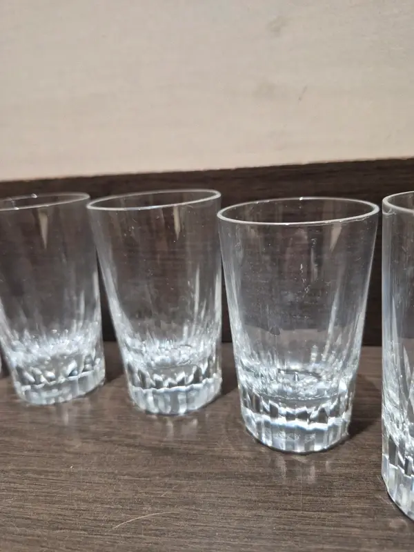 Miniature : 6 Verres Baccarat Modèle Cassino Ancien