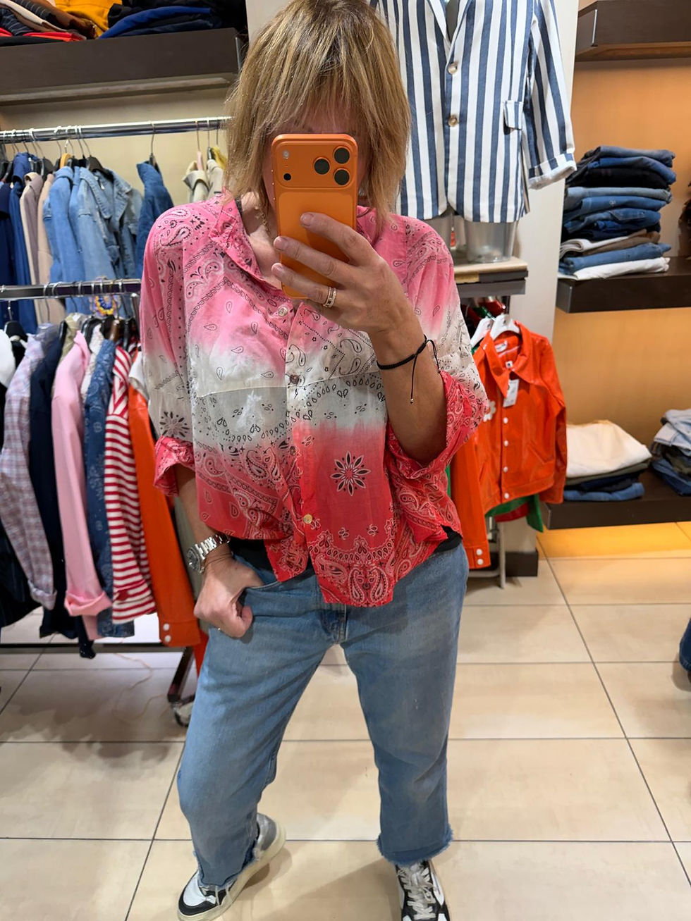 Miniature : Chemise barbara tie & dye bandana