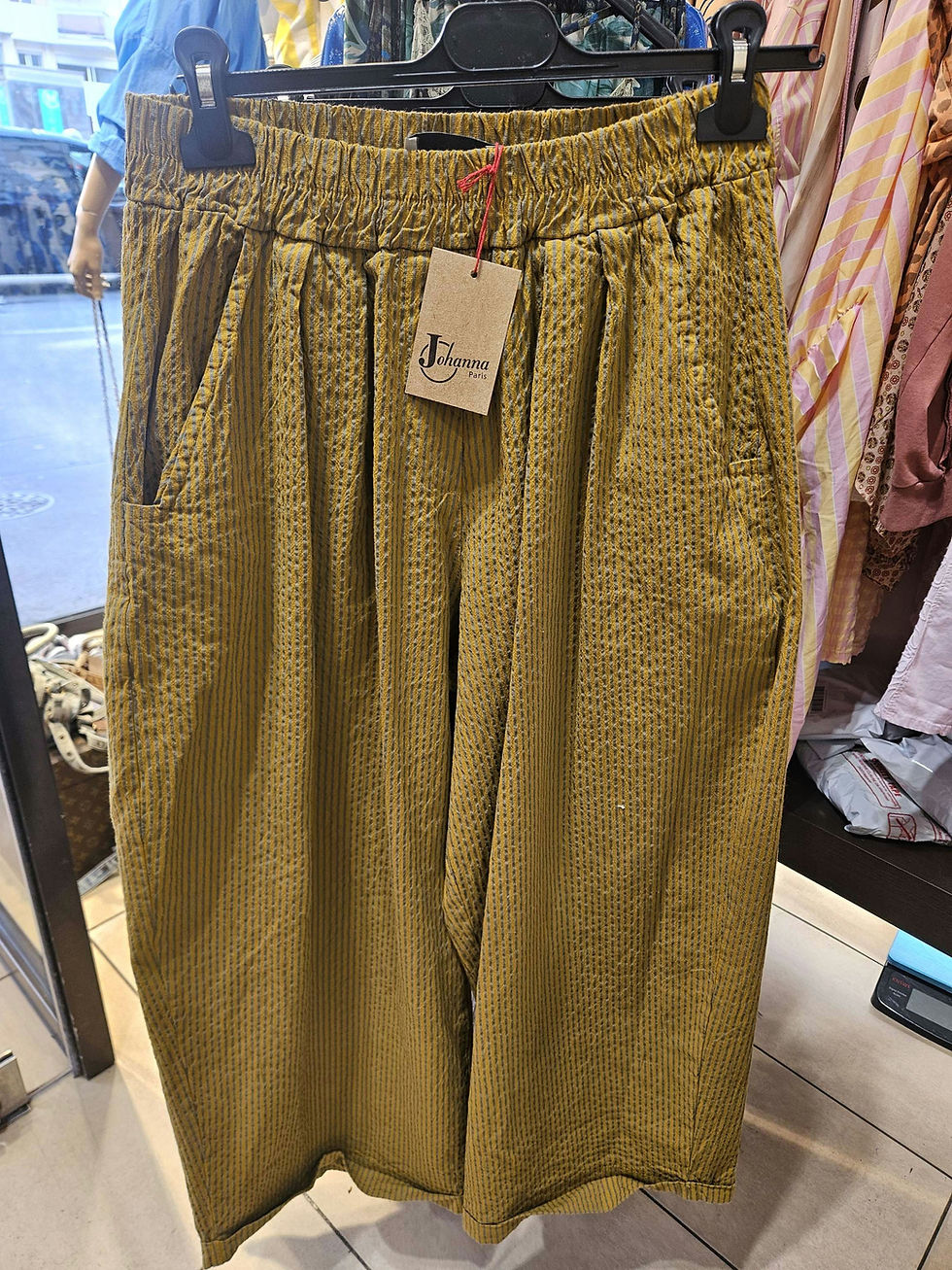 Miniature : Pantalon Gaya seersuker