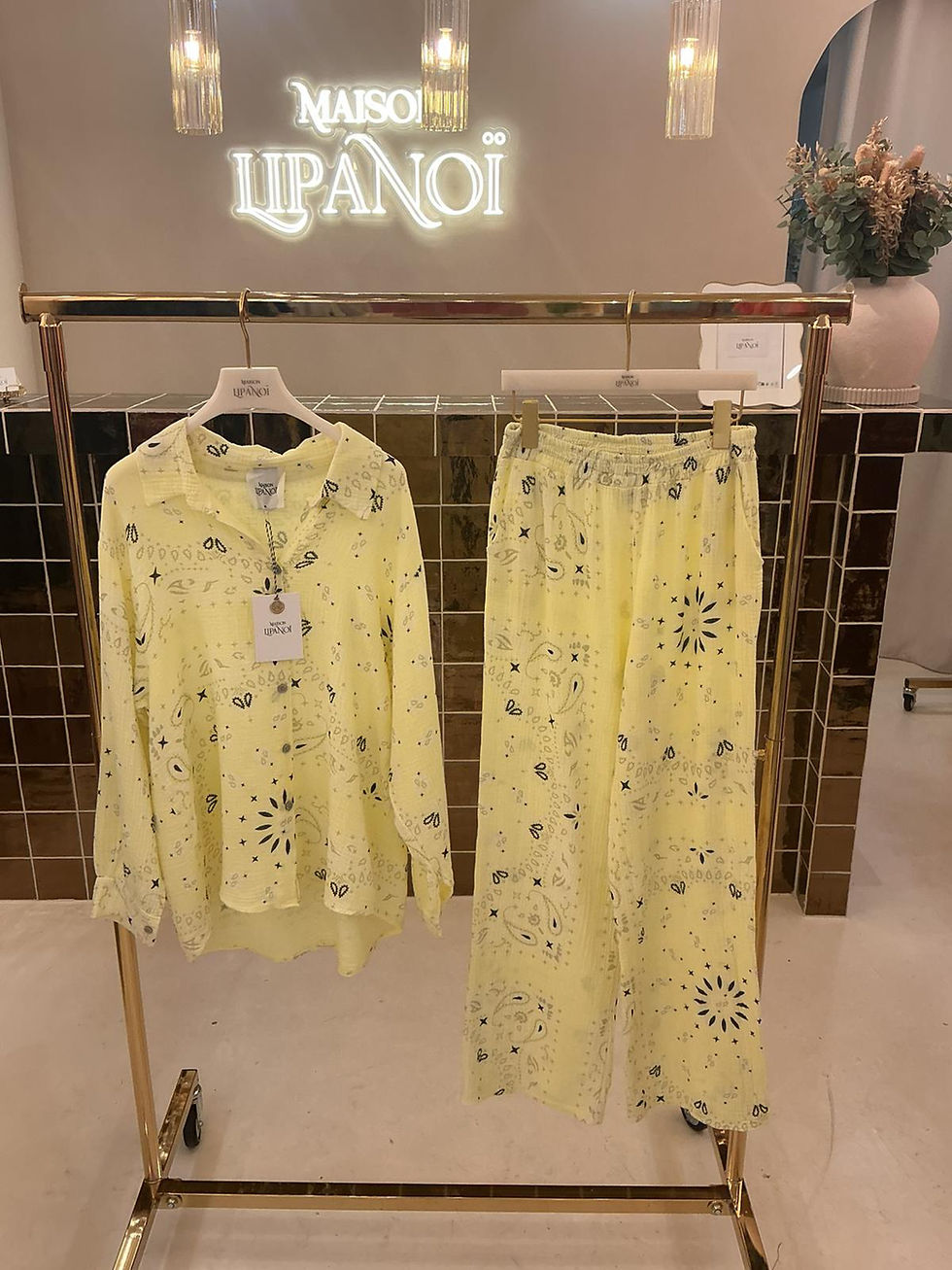 Miniature : Chemise bandana gaz de coton