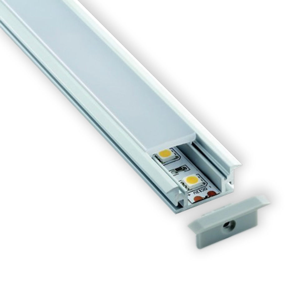 פרופיל לד דולב שקוע- לבן