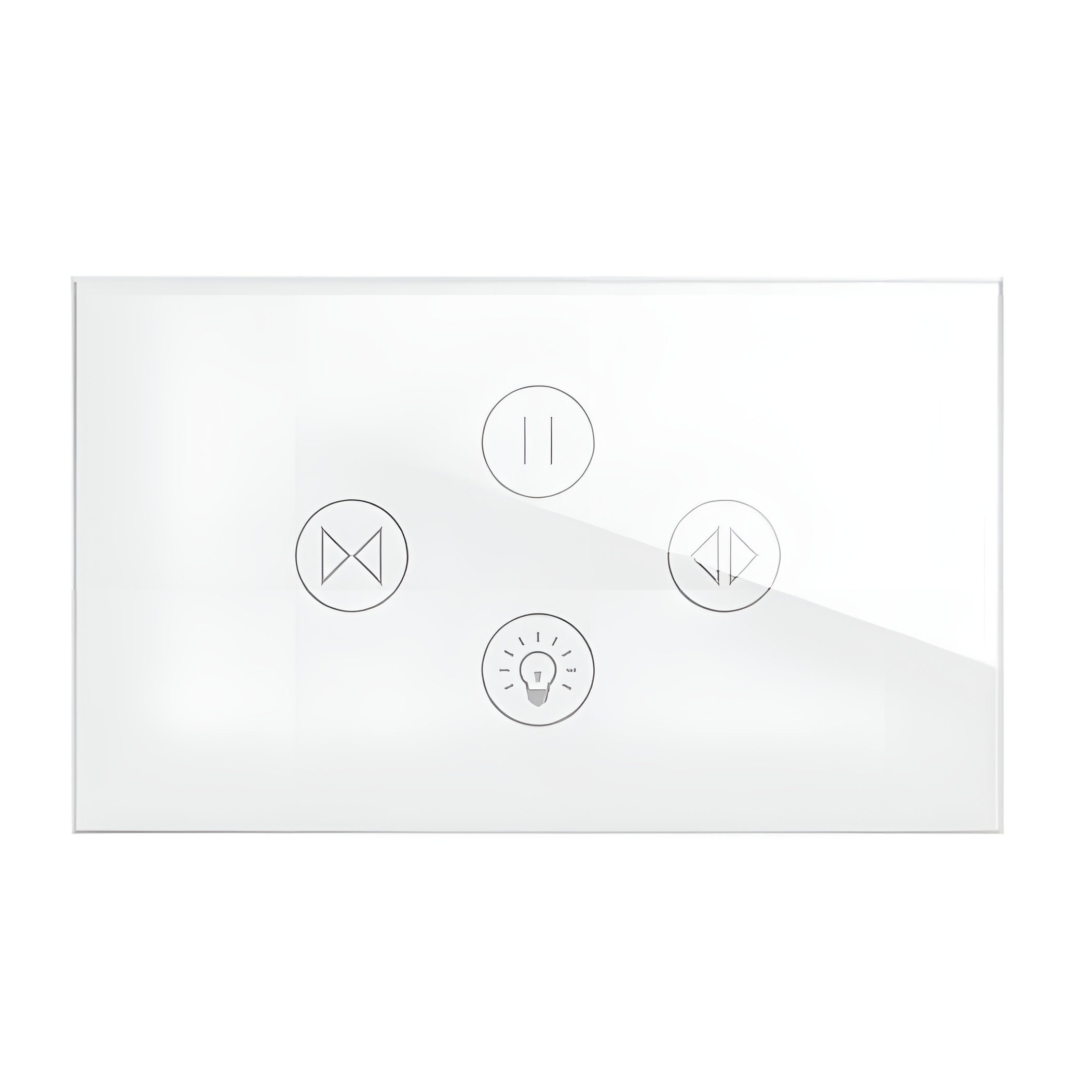 מפסק תריס יחיד + מפסק תאורה לבן WIFI Sogo