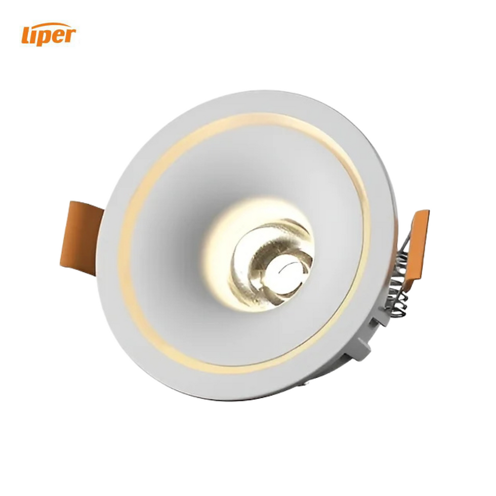 ספוט שקוע מתכוונן מאקרו לבן