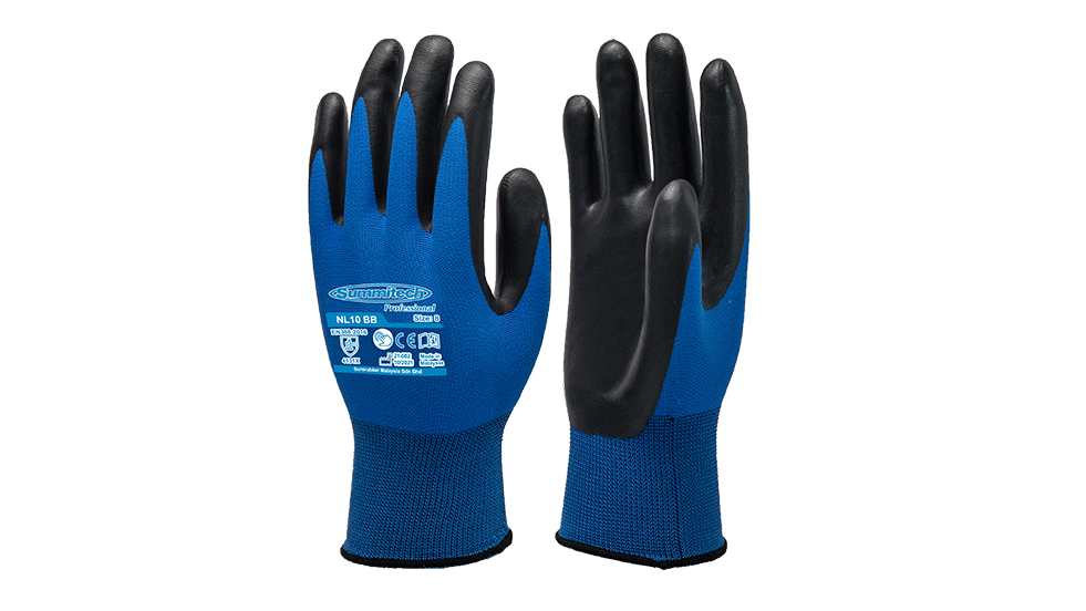 Summitech NL10BB Köpük Nitril İş Eldiveni