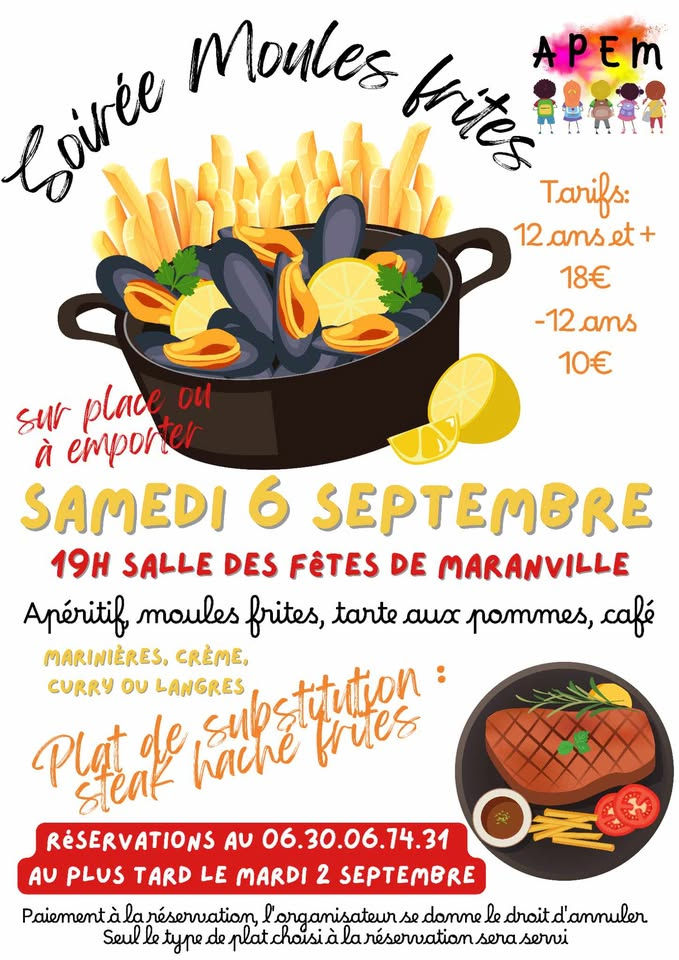 Soirée Moules Frites