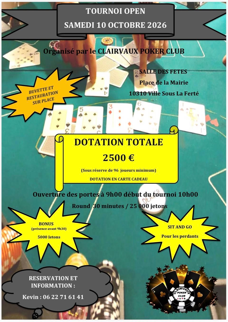 Tournoi Open Poker